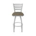 Holland Bar Stool Jackie Swivel Stool Upholstered/Metal in Gray/Brown | Extra Tall (36" Seat Height) | Wayfair 41036AN017