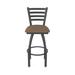 Holland Bar Stool Jackie Swivel Stool Upholstered/Metal in Gray/Black/Brown | Bar Stool (30" Seat Height) | Wayfair 41030PW026