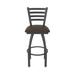 Holland Bar Stool Jackie Swivel Stool Upholstered/Metal in Gray | Bar Stool (30" Seat Height) | Wayfair 41030PW025