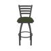 Holland Bar Stool Jackie Swivel Stool Upholstered/Metal in Gray | Bar Stool (30" Seat Height) | Wayfair 41030PW010