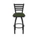 Holland Bar Stool Jackie Swivel Stool Upholstered/Metal in Blue/Black | Extra Tall (36" Seat Height) | Wayfair 41036BW010