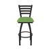 Holland Bar Stool Jackie Swivel Stool Upholstered/Metal in Green/Blue/Black | Extra Tall (36" Seat Height) | Wayfair 41036BW015