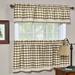 Tejeda Buffalo Check 58" Window Valance Polyester in Brown Laurel Foundry Modern Farmhouse® | 24" W x 52" L | Wayfair