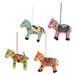 The Holiday Aisle® No Pattern Hanging Figurine Ornament in Blue/Orange/Pink | 4.5 H x 5.5 W x 2.4 D in | Wayfair 364B8140A5124EC39A2ECA28506C9322