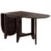 Winston Porter Retro Drop-Leaf Table Rustic Rubberwood Dining Table Wood in Brown | 29.28 H in | Wayfair 4172AF3310E841AB80F273FEA05B2BE6