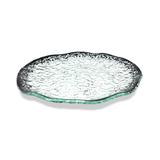 Ivy Bronx Apputhurai 9.75"D Dinner Plates w/ Scattered Design - Service for 4 Glass in Black | Wayfair 8A6FD76F84404EBEB440163BC25175BE