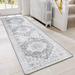 Gray 84 x 24 x 0.2 in Living Room Area Rug - Gray 84 x 24 x 0.2 in Area Rug - Bungalow Rose Nathalya Area Rug for Living Room Machine Washable Rugs Non Slip Rugs | Wayfair