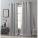 Juicy Couture Faux Suede Room Darkening Grommet Curtain Panel Sets Polyester in Gray/Brown | 38" W x 96" L | Wayfair JYC010320