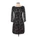 Vince Camuto Casual Dress - Sheath: Black Dresses - Women's Size 2