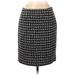 Halogen Casual Skirt: Black Tweed Bottoms - Women's Size 6