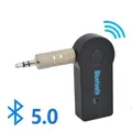 2 In 1 Wireless Bluetooth 5.0 Transceiver Adapter 3.5mm Car Music Audio AUX Car Bluetooth Receiver