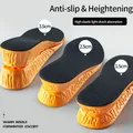 1.5-3.5cm altezza invisibile aumento solette arancione EVA Memory Foam scarpe suola Pad traspirante
