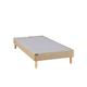 Sommier en bois naturel pour enfant 90x200cm