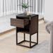 WESOME Armando Bedside Table with Drawer, Small End Table for Living Room - M