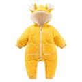 Eashery Boys and Toddlers Lightweight Jacket Water Resistant Puffer Coat Padded Puffer Jacket Baby Boys Girls Top Jackets for Kids (Yellow 0-3 Months)