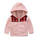Eashery Lightweight Jacket for Boys Kids Baby and Toddler Boys Zip-Up Hoodies Fall Winter Pullover Tops Toddler Boy Jackets (Pink 2-3 Years)