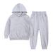 YUNAFFT Tracksuits Hoodies Kids Clearance Kid s Tracksuits 2 Piece Athletic Hoodie Tracksuit Set Activewear Solid Sweatshirt Sweatpant Sports Set For Boys Girls Sweatsuit