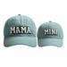 Parent Child Outfit Unisex Baseball Cap Classic Low Profile Cotton Baseball Cap Embroidery Mama Labeling Letter Soft Unconstructed