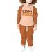 Peyakidsaa 2Pcs Baby Boys Hoodie Tops Pants Set Letter Print Sweatsuit Fall Winter Outfits