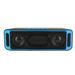 BESTONZON Mini Portable Wireless 4.0 Speaker Subwoofer USB Flash FM Radio Stereo MP3 Player (Blue)