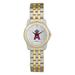 Women's Los Angeles Angels Silver Dial Two-Tone Wristwatch