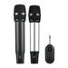 Radirus Microphones UHF Wireless Mic System with Handheld Cordless Mic & Receiver Rechargeable 16 Channels for Singing and Video Live Broadcast