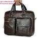 Men Genuine Leather Handbag Large Business Travel Messenger Bag Male Leather Laptop Bag Men s Documents Crossbody Shoulder Bag