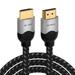 8K HDMI 2.1 Cable 10 ft Premium Braided 28AWG High Speed 8K@60Hz 4K@120Hz/144Hz 48Gbp HDMI Cord Dyna HDR