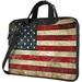 Laptop Shoulder Bag Carrying Case American Flag Print Computer Bags