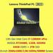 2023 Lenovo ThinkPad P1 Hermit Laptop i7-13700H/i7-13800H vPro RTX A1000/2000Ada/3500Ada/4060/4080 16inch 2.5K 165Hz Notebook PC
