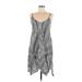 O'Neill Casual Dress - A-Line Scoop Neck Sleeveless: Gray Dresses - Women's Size Medium