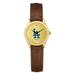 Women's Brown Los Angeles Dodgers Leather Wristwatch