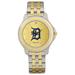 Men's Detroit Tigers Gold Dial Two-Tone Wristwatch