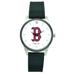 Women's Black Boston Red Sox Silicone Strap Wristwatch