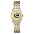 Women's Seattle Mariners Gold Dial Two-Tone Wristwatch