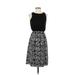 Ann Taylor LOFT Casual Dress High Neck Sleeveless: Black Dresses - Women's Size X-Small Petite