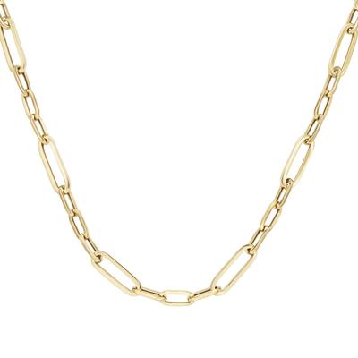 Giorgio Martello Milano - Kette Gliederkette 3/1, Silber 925 Ketten 1 ct Gold Damen