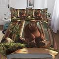 FIBITA Gruffalo Duvet Cover Sets with Pillowcase 3D Printed Anime Bedding Set Quilt Cover with Hidden Zipper Closure Comforter Quilt Unique Design for Teens And Adults Double（200x200cm）