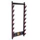 FOXSMZZ Kylin Sword Wall Mount Sword Holder Velvet Padded Display Stand Padded Katana (8-Tier)