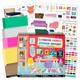 Fashion Angels Interior Design Sticker Stylist - 20 Style Boards with 14 Sticker Sheets - Interior Design Set for Kids - Room Design Kit for Girls - 550+ Aesthetic Room Decor Stickers - Ages 6 and Up