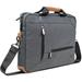 PKG International Annex Messenger Bag (10L, Dark Gray/Tan) PKG ANNE-RD-GY01TN