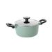 BergHOFF Leo Aluminum Nonstick Casserole w/ Glass Lid, Slate Non Stick/Aluminum in Green | 3.25 H x 7.7 W in | Wayfair 3950330