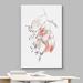 IDEA4WALL Pastel Watercolor Pink & White Plant Floral Botanical Modern Art On Canvas Print Canvas | 24 H x 16 W x 1.5 D in | Wayfair