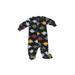 Child of Mine by Carter's Long Sleeve Outfit: Black Bottoms - Size Newborn