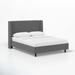 Joss & Main Tilly Upholstered Low Profile Platform Bed Metal in Gray/White | Full | Wayfair AB392FC297F847DAAF02CF11A7C2FE29