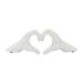 Trent Austin Design® 5" Ceramic Heart Sculpture Porcelain/Ceramic in White/Blue | Wayfair 8B5867024EA54953824BA18E37E843F0