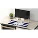 East Urban Home Salehah Vinyl Desk Pad Vinyl in Blue/White | 0.25 H x 24.25 W x 14 D in | Wayfair D2F46C58862F4C628E3F48190434360D