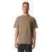 American Apparel 1301GD Men's Garment Dyed T-Shirt in Faded Brown size Small | Cotton