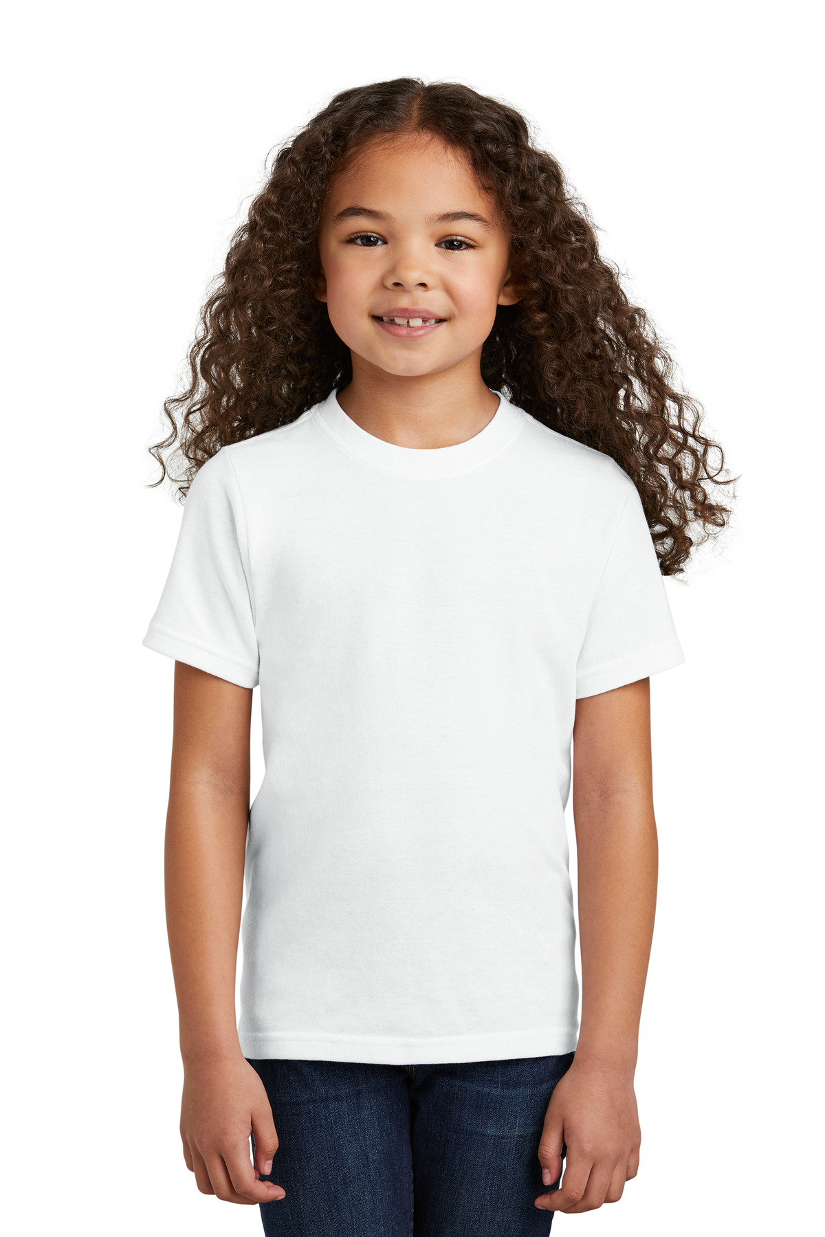 Port & Company PC330Y Youth Tri-Blend Top in White size XL | Triblend