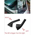 2pcs For Nissan Tiida 05-10 Clip-on Front Windshield Lower Corners Foil Board Decorative TPE Outer